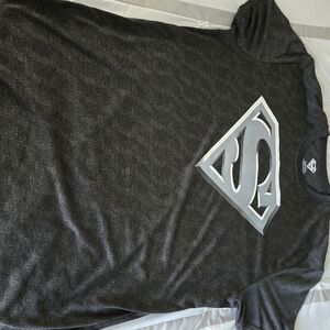 DC Comics Superman Emblem Charcoal Tee